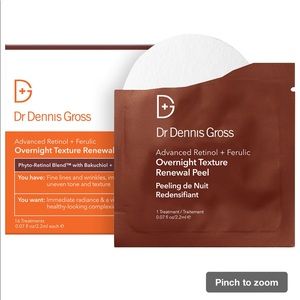 Dr. Dennis Gross Advanced Retinol Ferulic Overnight Texture Renewal Peel Pads